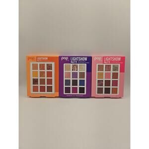 Lot of 3 POP Beauty Light Show Palette Glitter Shimmer Eyeshadow SEALED NEW